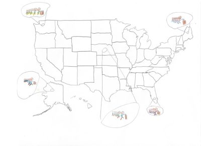 10th Amendment, States’ Rights, Federalism, Powers, Constitution Drawing