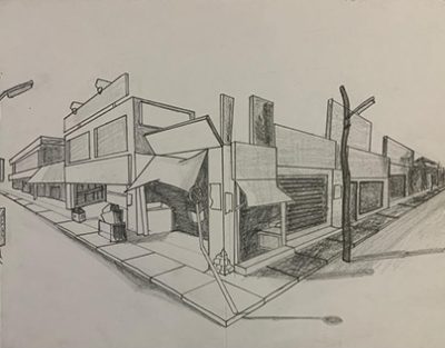 2 Point Perspective, Realism, Angles, Dimension, Depth Drawing