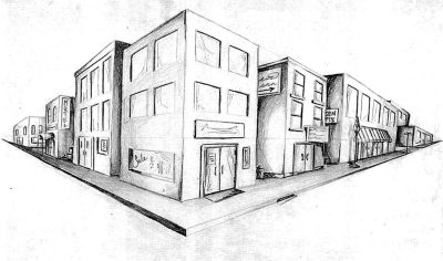 2 Point Perspective, Angles, Dimension, Realism, Depth Drawing