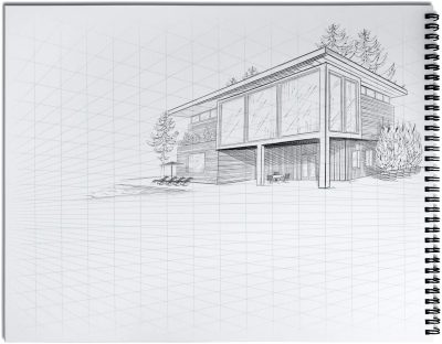 2 Point Perspective, Angles, Depth, Spatial Relationships, Vanishing Points Drawing