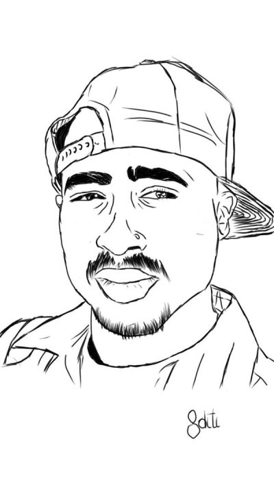 2Pac, Rapper, Legacy, Activism, Poetry Drawing