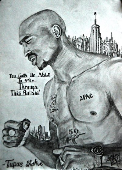 2Pac, Activism, Rap, Poetry, Legend Drawing