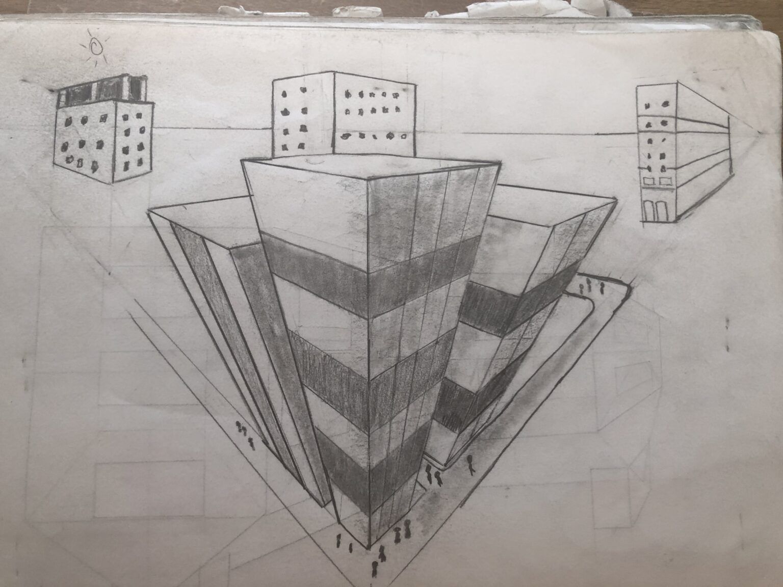 3 Point Perspective Drawing Art