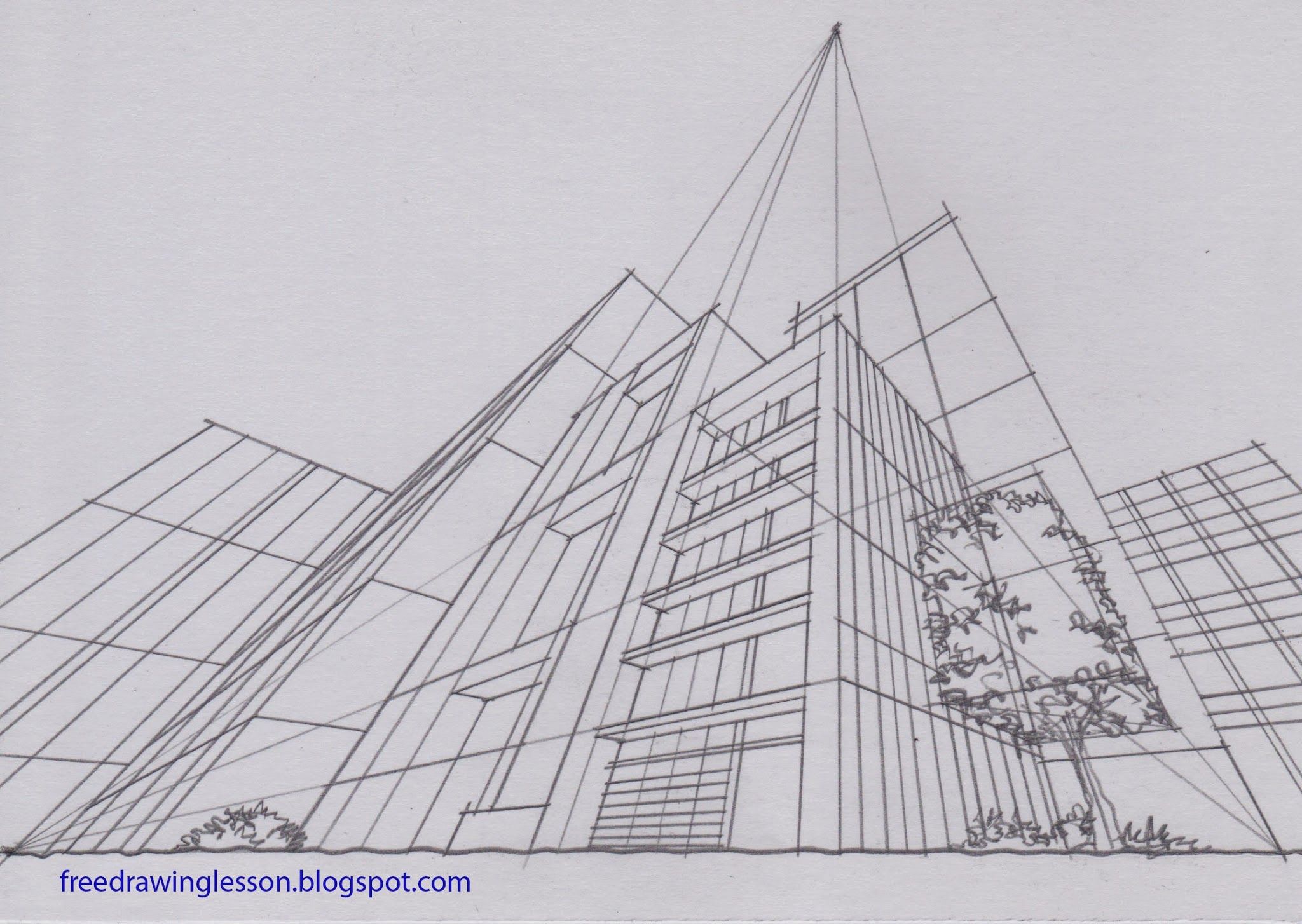 3 Point Perspective Drawing Creative Style