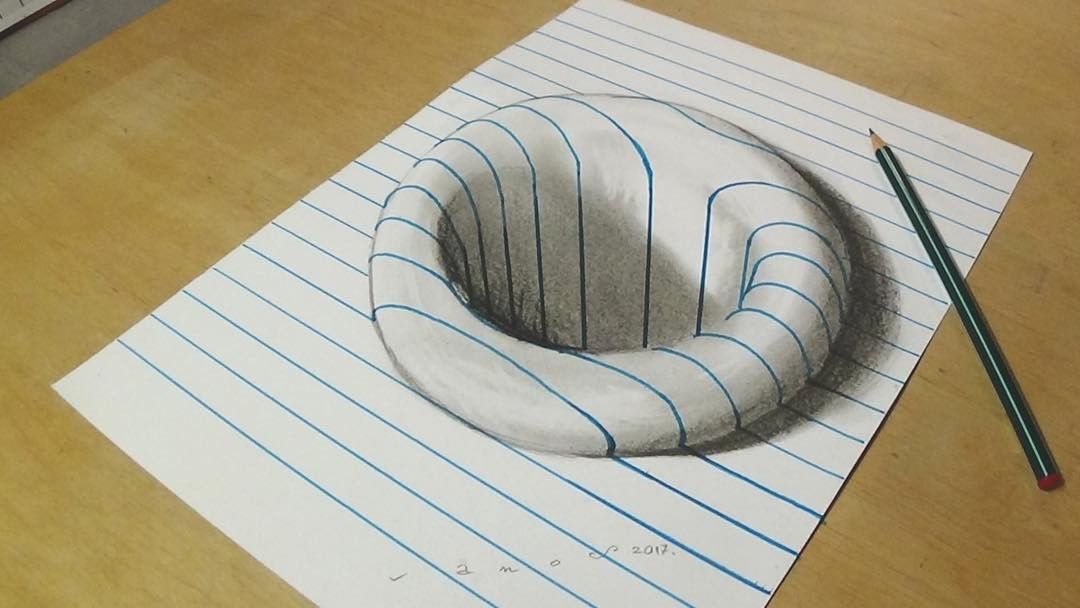 3D Hand Drawing Picture