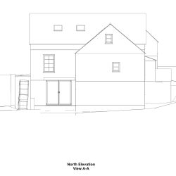 3D House Drawing Detailed Sketch