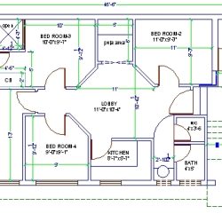 3D House Drawing Fine Art