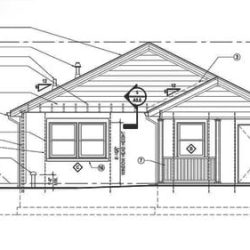 3D House Drawing Sketch