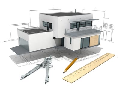 3D House, Architectural Model, Digital Blueprint, Virtual Design, Interactive Space Drawing