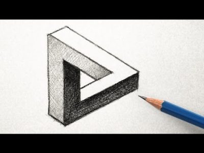 3D Illusion, Visual Trickery, Optical Artwork, Depth Perception, Mind-Bending Design Drawing