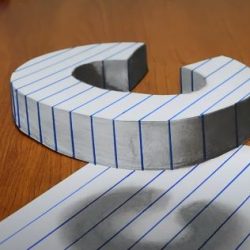 3D Letter Drawing