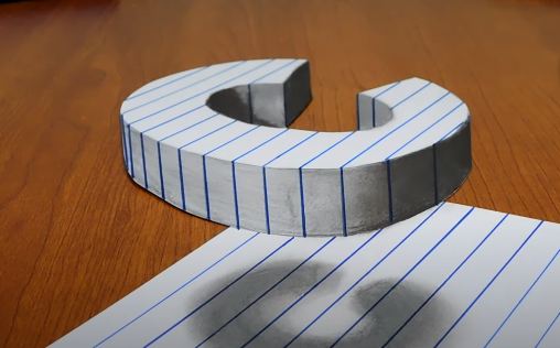 3D Letter Drawing
