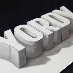 3D Letter S Drawing Fine Art