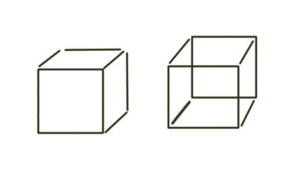 3D Shape, Three-Dimensional Object, Volume Structure, Geometric Form, Spatial Design Drawing