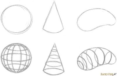 3D Shape, Spatial, Volume, Dimension, Geometry Drawing