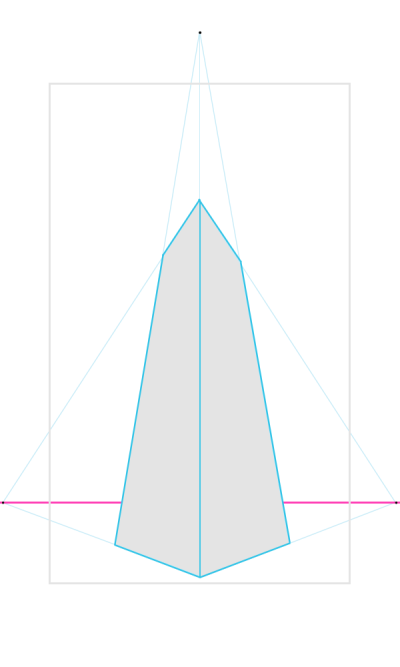 3 Point Perspective, Depth, Dimension, Angles, Visuals Drawing