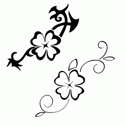 4 Leaf Clover, Symbol, Fortune, Luck, Rare Drawing