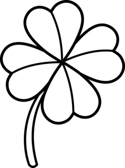 4 Leaf Clover, Symbol, Fortune, Luck, Rare Drawing