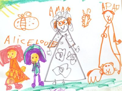 4 Year Old, Imaginative, Playful, Energetic, Curious Drawing