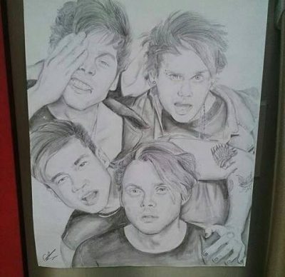 5 Seconds of Summer, Rock, Australian, Pop, Band Drawing