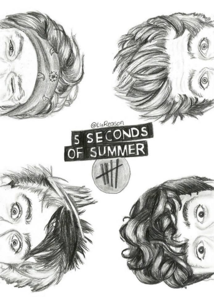 5 Seconds of Summer Drawing Art