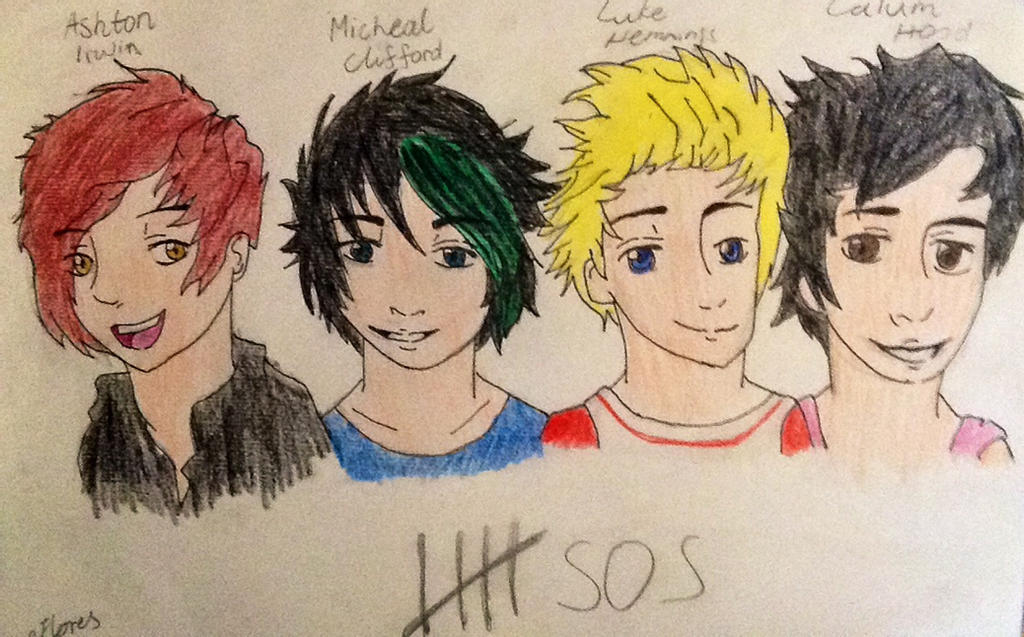 5 Seconds of Summer Drawing Picture