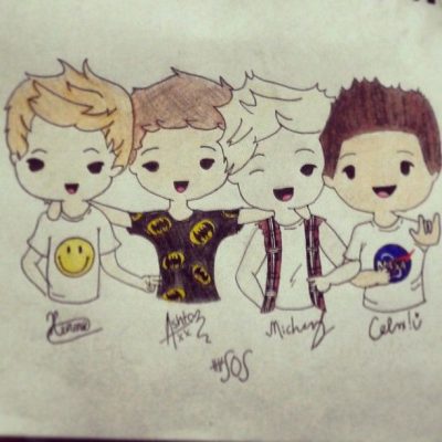 5SOS, Pop-Rock, Australia, Music, Band Drawing