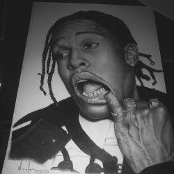 A$AP Rocky Drawing Hand drawn Sketch