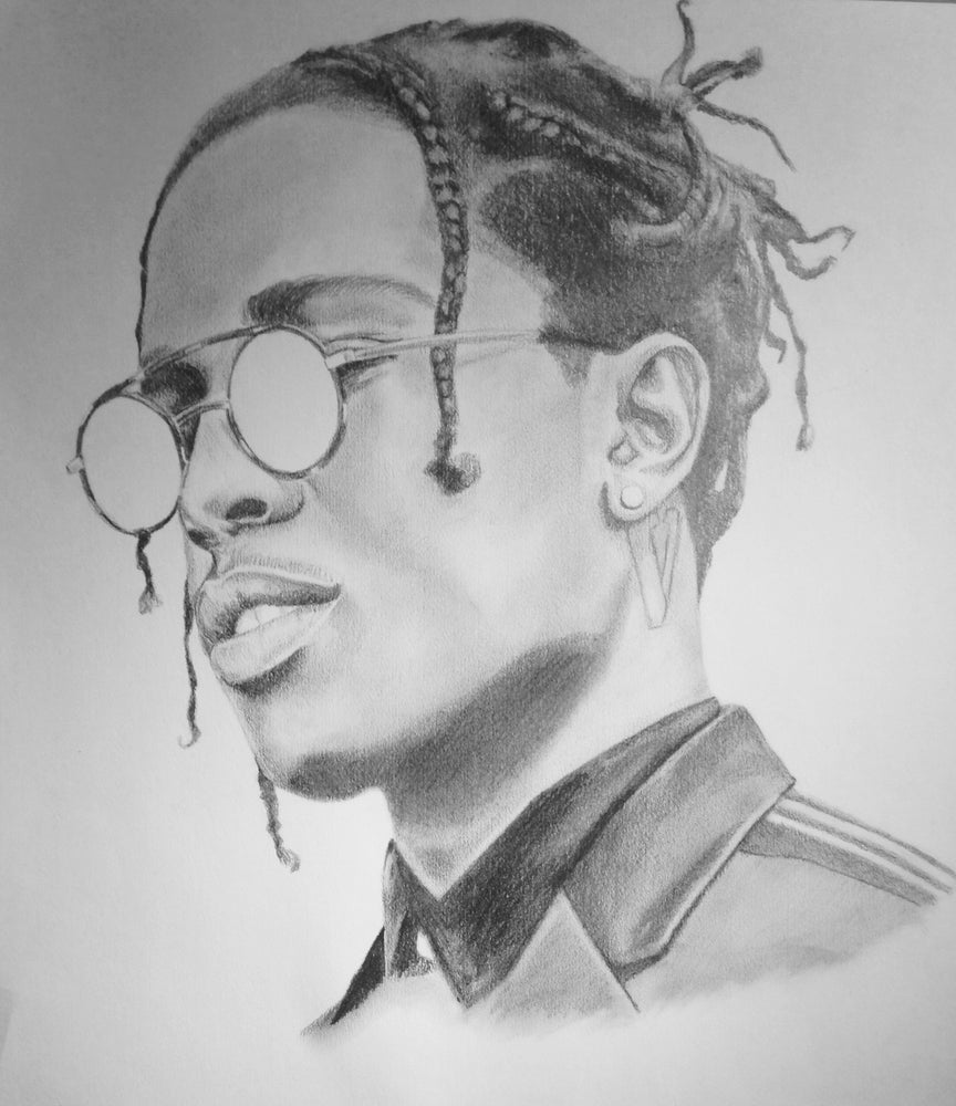 A$AP Rocky Drawing Modern Sketch