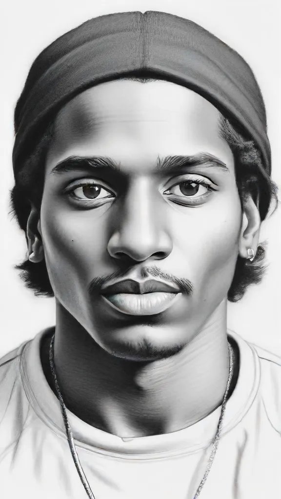 A$AP Rocky Drawing Sketch Photo