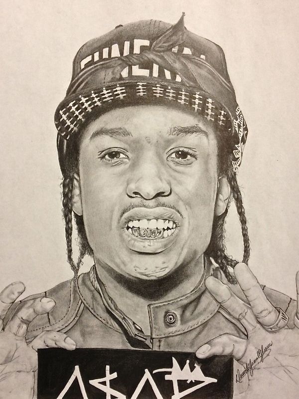 A$AP Rocky Drawing Sketch