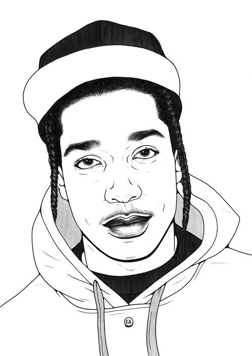 A$AP Rocky Drawing