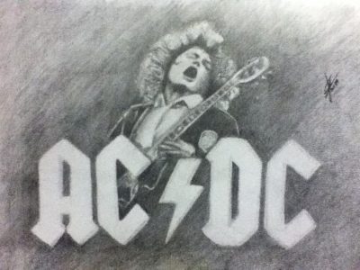 AC DC, Music, Energy, Rock, Power Drawing