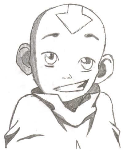 Aang, Peacekeeper, Airbender, Elemental, Avatar Drawing