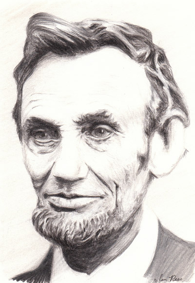 Abraham Lincoln, Legacy, Unity, Emancipation, Leadership Drawing