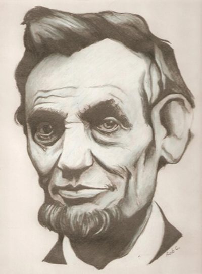 Abraham Lincoln, Integrity, Leadership, Legacy, Emancipation Drawing