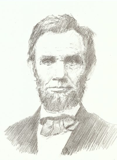 Abraham Lincoln, Integrity, Emancipation, Legacy, Leadership Drawing