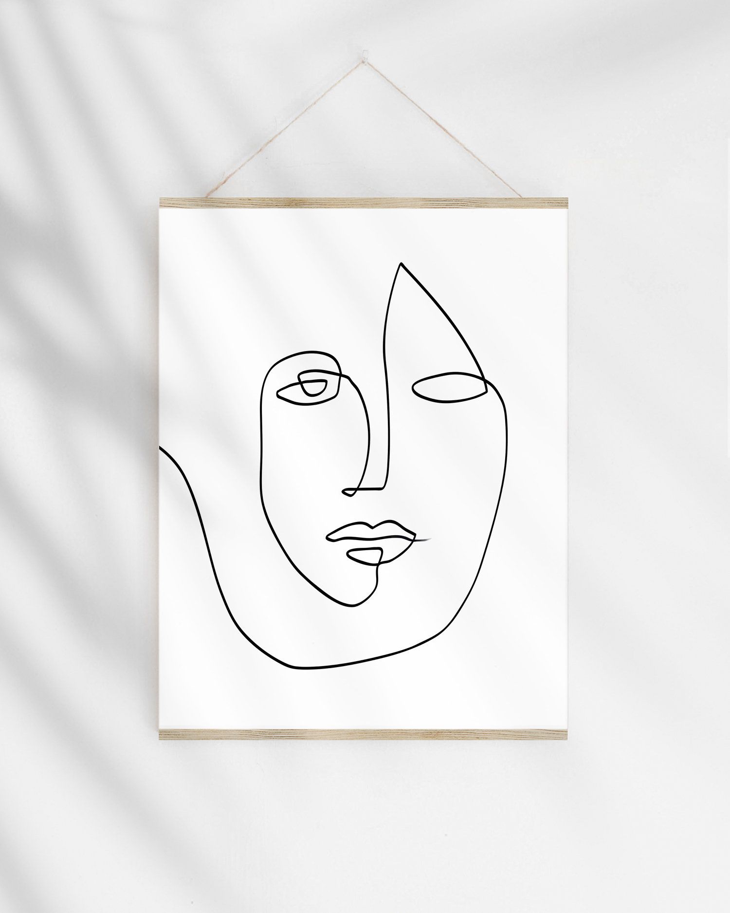 Abstract Face Drawing Amazing Sketch