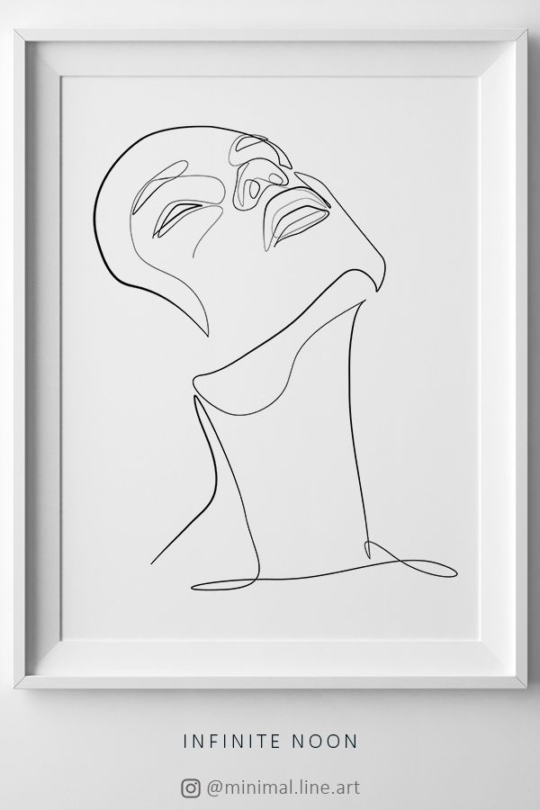 Abstract Face Drawing Stunning Sketch