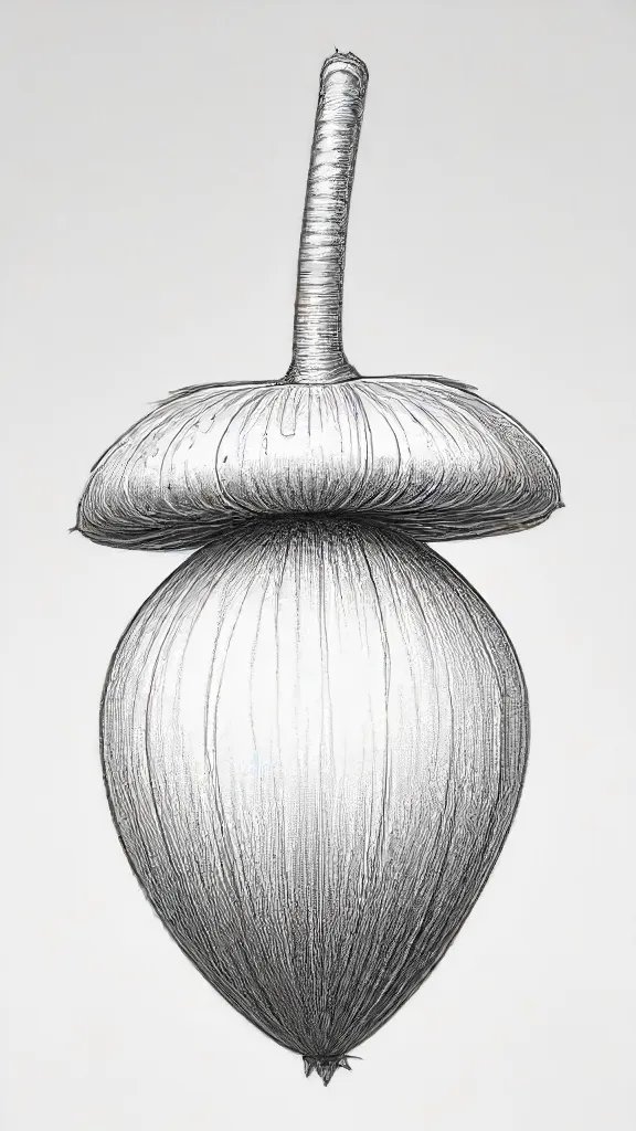 Acorn Drawing Sketch Picture