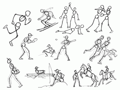 Action, Movement, Challenge, Strategy, Adventure Drawing