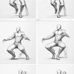 Action Poses Drawing Art Sketch Image