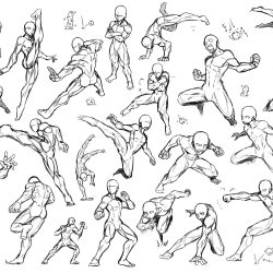 Action Poses Drawing Picture