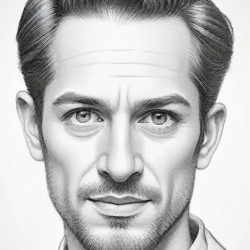 Actor Drawing Sketch Picture