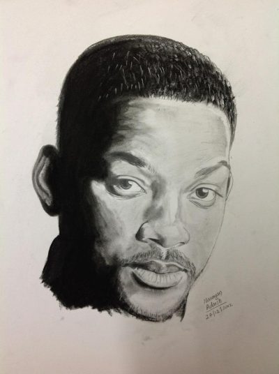 Actor Will Smith, Award-Winning Performer, Cultural Icon, Versatile Entertainer, Hollywood Star Drawing