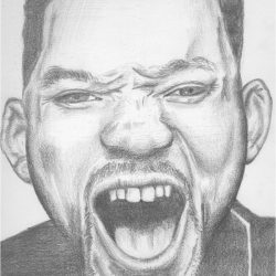 Actor Will Smith Drawing