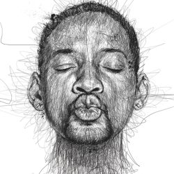 Actor Will Smith Drawing Amazing Sketch