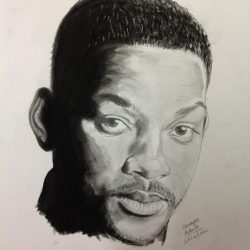 Actor Will Smith Drawing Art