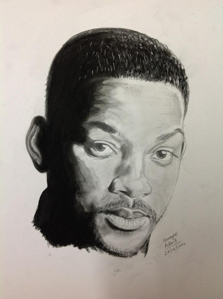 Actor Will Smith Drawing Art