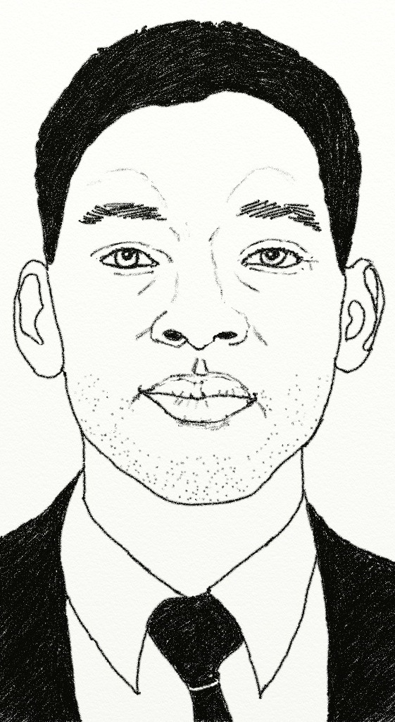 Actor Will Smith Drawing Creative Style